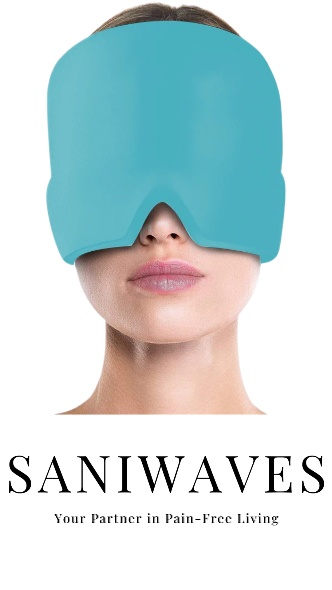 Cooling Gel Cap – Hot & Cold Comfort Wrap for Head & Eyes | by SANIWAVES