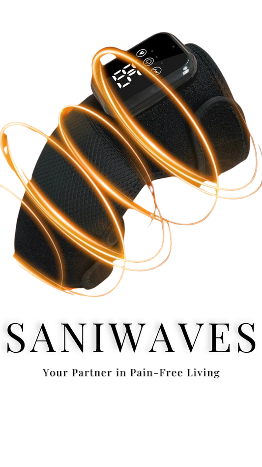 New Knee Pad Button Controlled Vibration Warmth And Hot Compress Massager