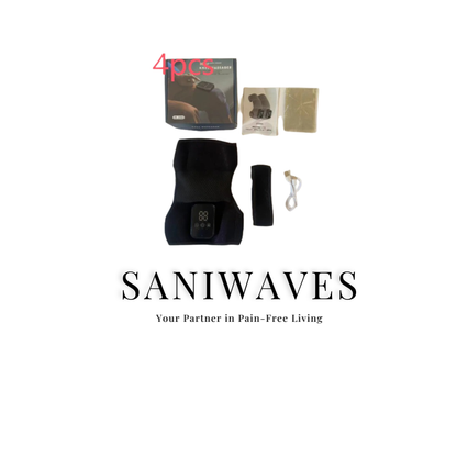 New Knee Pad Button Controlled Vibration Warmth And Hot Compress Massager