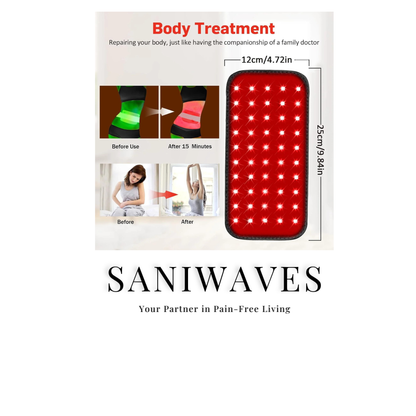60-bead Red Light Therapy Waist Belt