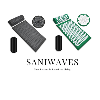 Acupressure Massage Mat With Needles Set Back Massager For Neck Foot Kuznetsov's Applicator Massage Pad Yoga Mat With Pillow