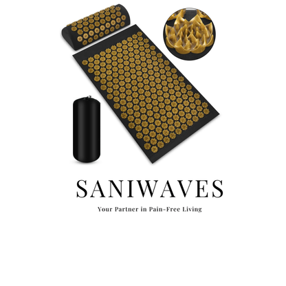 Acupressure Massage Mat With Needles Set Back Massager For Neck Foot Kuznetsov's Applicator Massage Pad Yoga Mat With Pillow