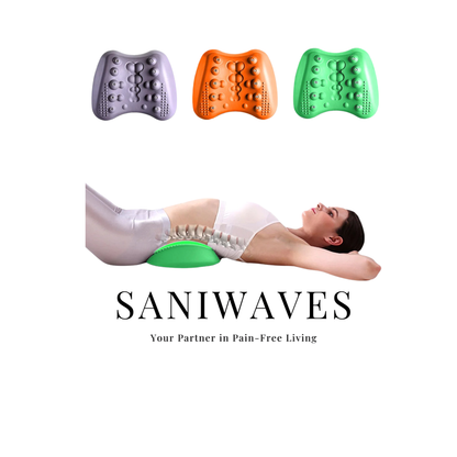 Lumbar Support Pillow For Lower Back Pain Relief Lower Back Stretcher Massager For Chronic Lumbar Pain Relief & Herniated Disc