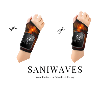 Electric Touchscreen Hand Massager With 3 Vibration Modes And 3 Heat Settings For Wrist Compress
