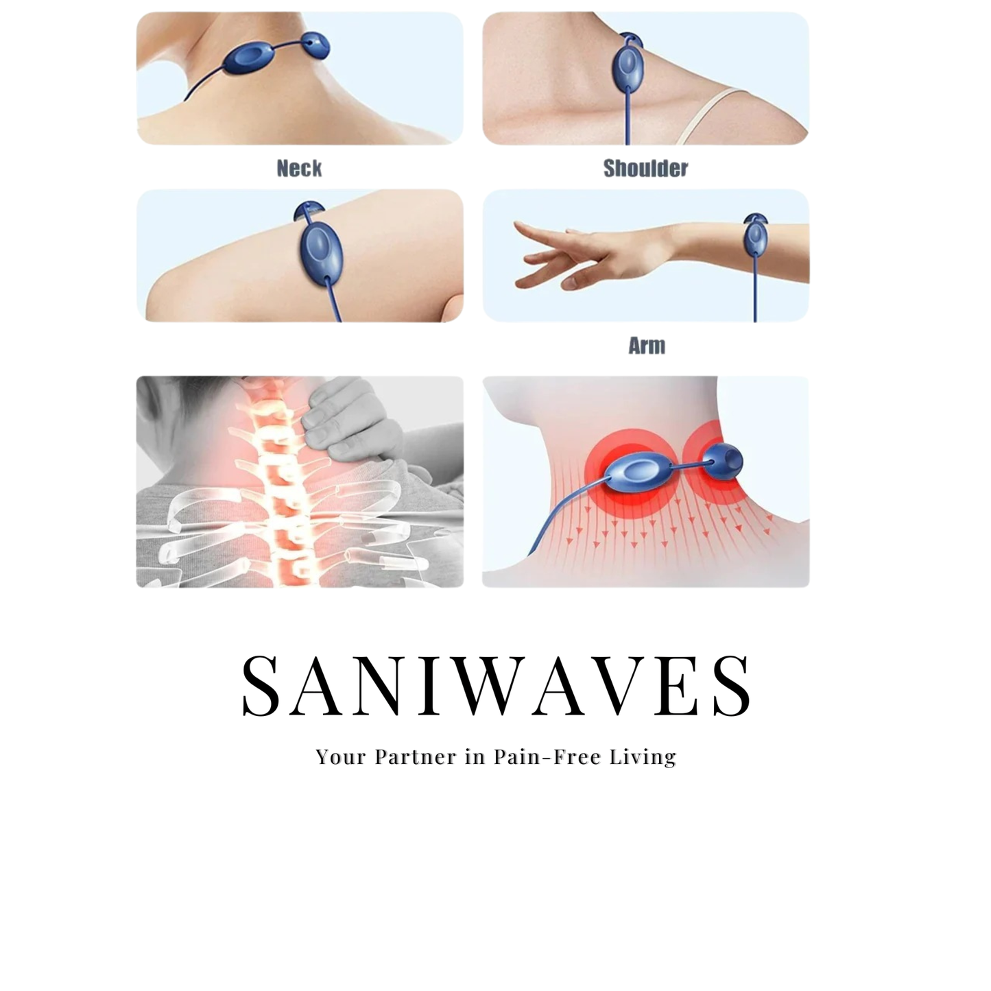 Smart Neck Massager Heating EMS Pulse Neck Massage Apparatus Heat Electric Mini Back Body Massager Cervical Vertebra Pain Relief