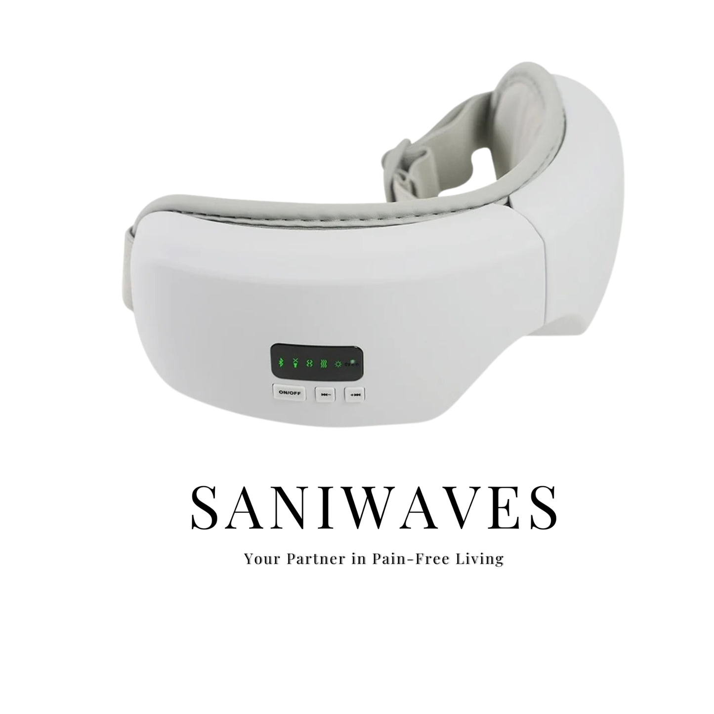 Smart Bluetooth Music Eye Massager Airbag Vibration Hot Compress