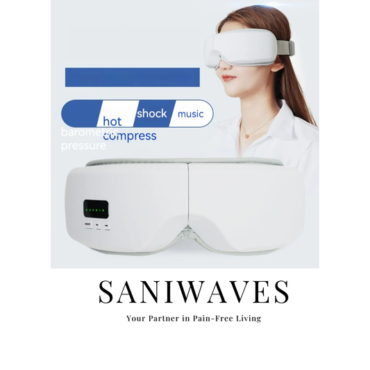 Smart Bluetooth Music Eye Massager Airbag Vibration Hot Compress