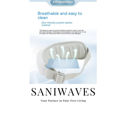 Smart Bluetooth Music Eye Massager Airbag Vibration Hot Compress