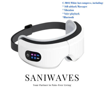 SANIWAVES Most Advanced Eye Massager with bluetooth
