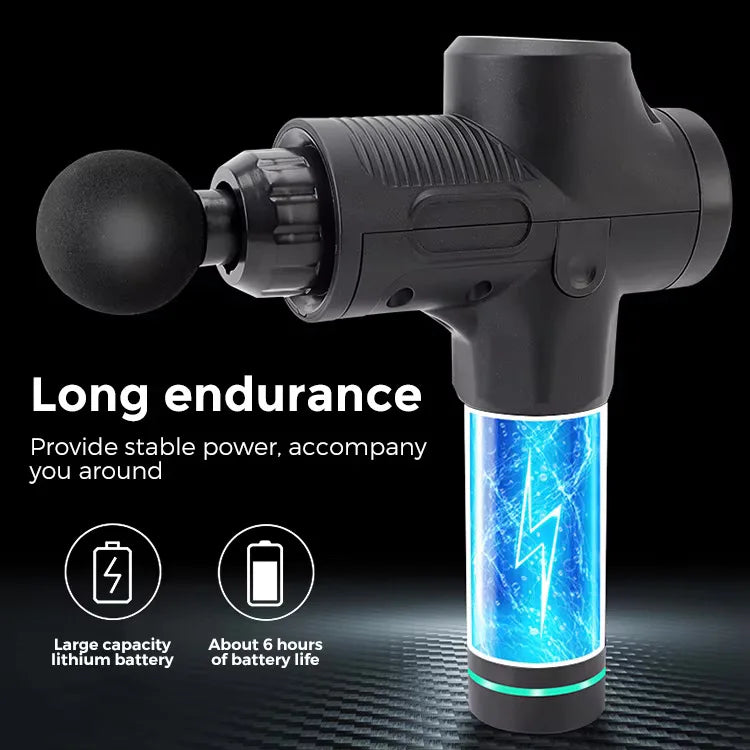 Deep Tissue Vibration Pistola De Massage Gun Type-c 30 Speed Percussion Led Touch Screen Muscle Massage Gun