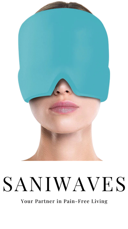 Cooling Gel Cap – Hot & Cold Comfort Wrap for Head & Eyes | by SANIWAVES