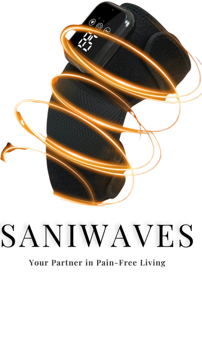 New Knee Pad Button Controlled Vibration Warmth And Hot Compress Massager