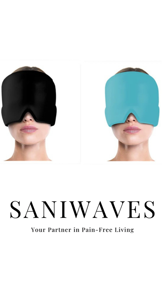 Cooling Gel Cap – Hot & Cold Comfort Wrap for Head & Eyes | by SANIWAVES