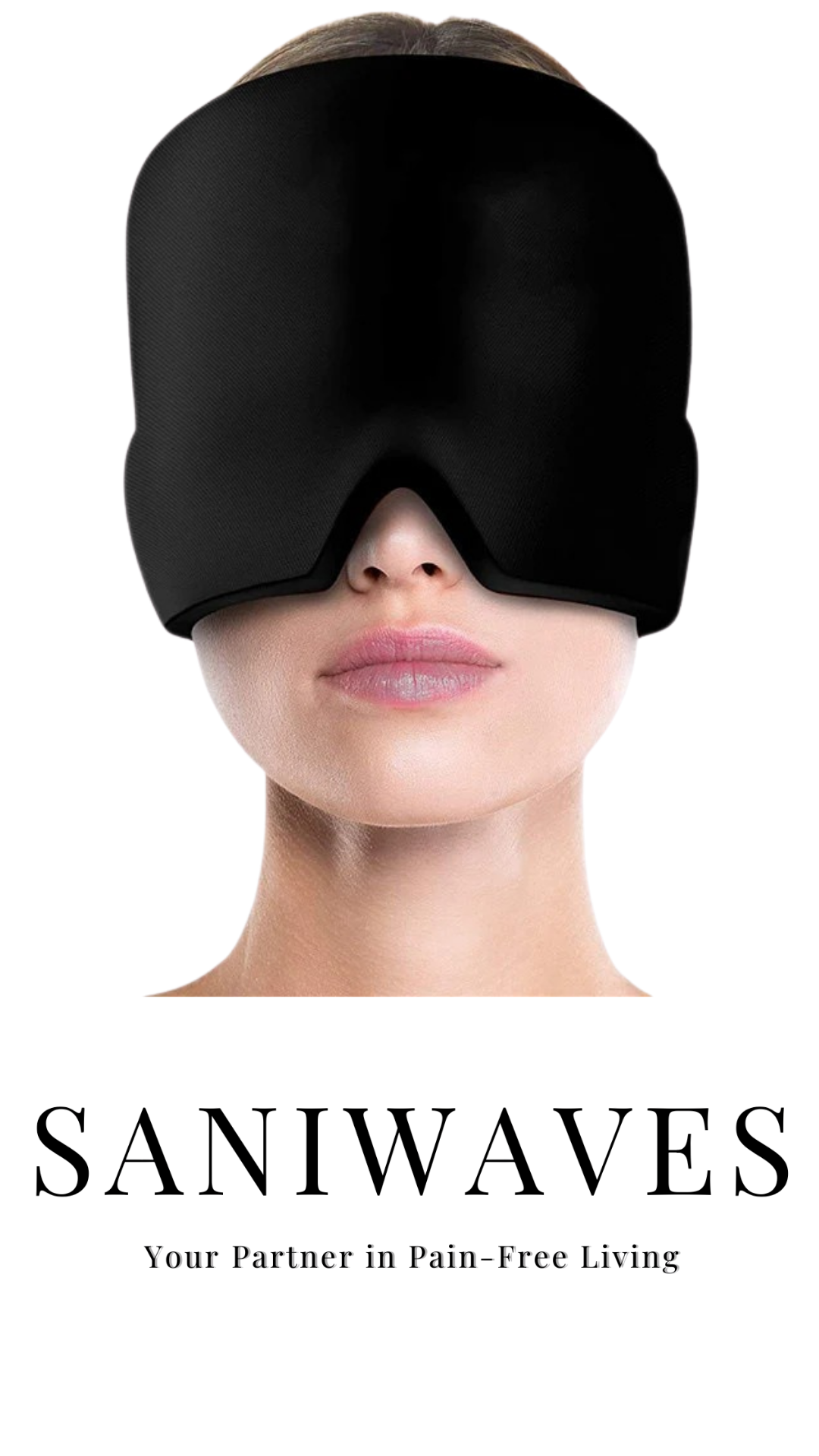 Cooling Gel Cap – Hot & Cold Comfort Wrap for Head & Eyes | by SANIWAVES