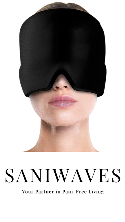 Cooling Gel Cap – Hot & Cold Comfort Wrap for Head & Eyes | by SANIWAVES