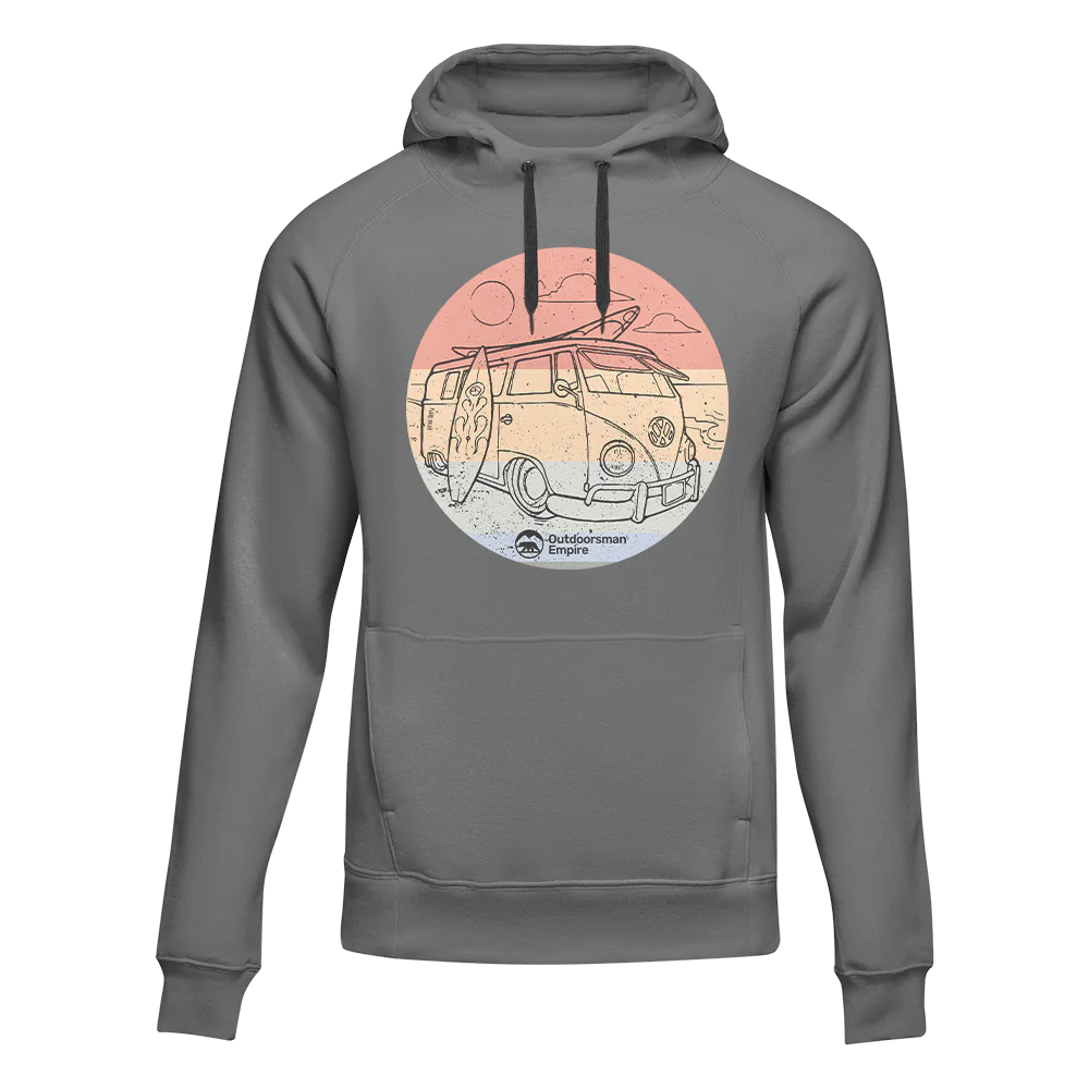 Kombi Camping Adult Fleece Hooded Sweatshirt